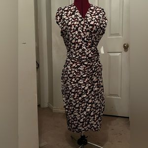 Amazon Essentials NWT Floral Wrap Dress